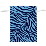 Zebra 3  Lightweight Drawstring Pouch (XL)