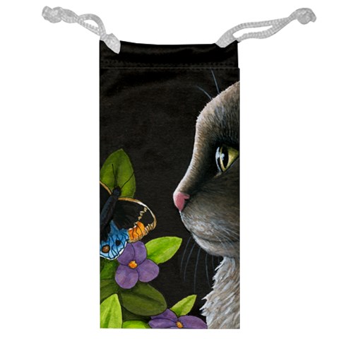 Cat 556 Vertical Jewelry Bag from ArtsNow.com Front