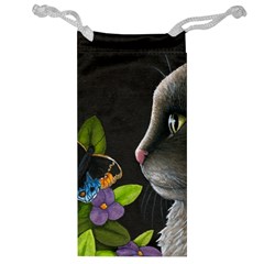 Cat 556 Vertical Jewelry Bag from ArtsNow.com Front