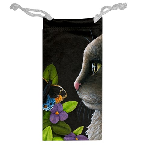 Cat 556 Vertical Jewelry Bag from ArtsNow.com Back