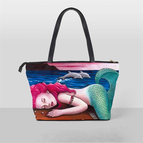 Mermaid 12 Classic Shoulder Handbag from ArtsNow.com Back