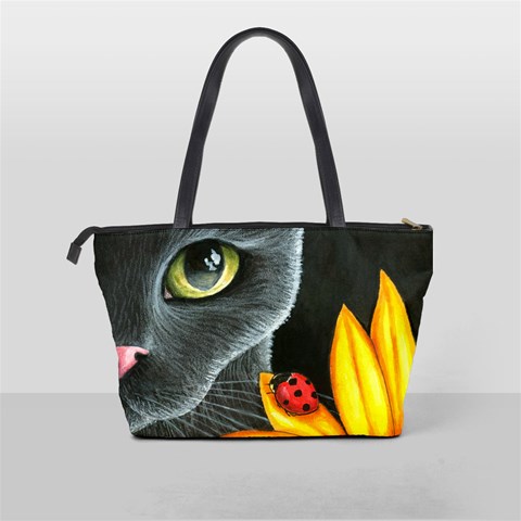 Cat 510 Classic Shoulder Handbag from ArtsNow.com Back