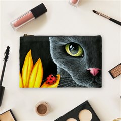 Cat 510 Cosmetic Bag (Medium) from ArtsNow.com Front