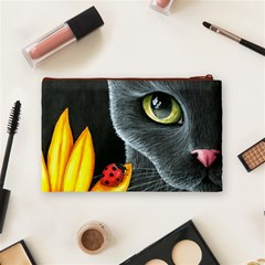 Cat 510 Cosmetic Bag (Medium) from ArtsNow.com Back