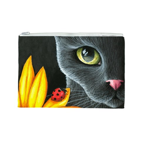 Cat 510 Cosmetic Bag (Large) from ArtsNow.com Front