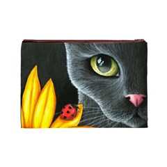 Cat 510 Cosmetic Bag (Large) from ArtsNow.com Back