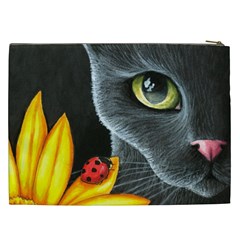 Cat 510 Cosmetic Bag (XXL) from ArtsNow.com Back