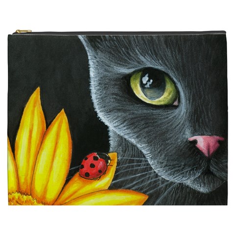 Cat 510 Cosmetic Bag (XXXL) from ArtsNow.com Front