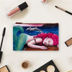 Mermaid 12 Cosmetic Bag (Small) from ArtsNow.com Front