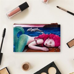 Mermaid 12 Cosmetic Bag (Small) from ArtsNow.com Back