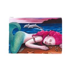 Mermaid 12 Cosmetic Bag (Large) from ArtsNow.com Front