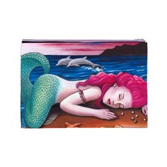 Mermaid 12 Cosmetic Bag (Large) from ArtsNow.com Back