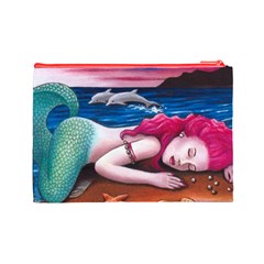 Mermaid 12 Cosmetic Bag (Large) from ArtsNow.com Back