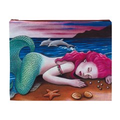 Mermaid 12 Cosmetic Bag (XL) from ArtsNow.com Front