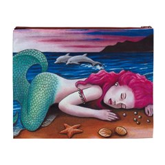 Mermaid 12 Cosmetic Bag (XL) from ArtsNow.com Back