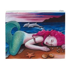 Mermaid 12 Cosmetic Bag (XL) from ArtsNow.com Back