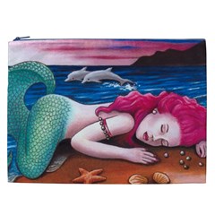 Mermaid 12 Cosmetic Bag (XXL) from ArtsNow.com Front