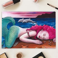 Mermaid 12 Cosmetic Bag (XXL) from ArtsNow.com Back