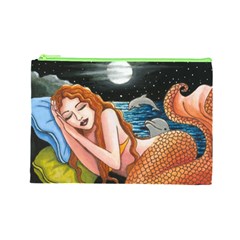 Mermaid 42 Cosmetic Bag (Large) from ArtsNow.com Front