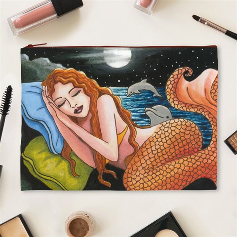 Mermaid 42   2 8x10 Cosmetic Bag (XL) from ArtsNow.com Front