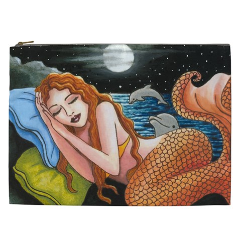 Mermaid 42   2 8x10 Cosmetic Bag (XXL) from ArtsNow.com Front