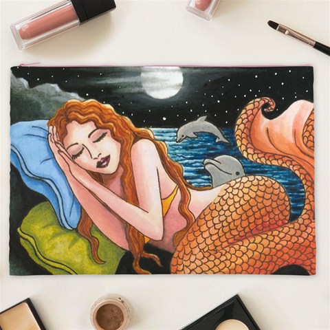 Mermaid 42   2 8x10 Cosmetic Bag (XXL) from ArtsNow.com Front