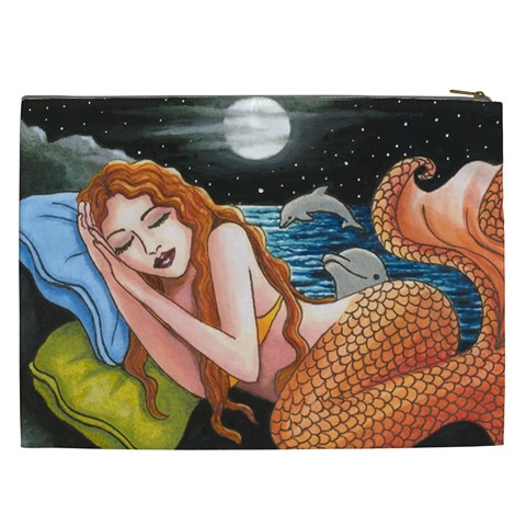 Mermaid 42   2 8x10 Cosmetic Bag (XXL) from ArtsNow.com Back