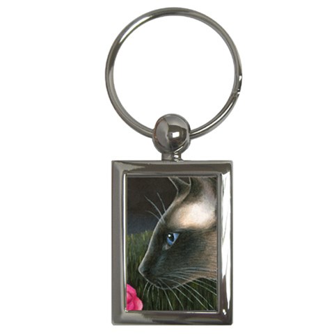 Cat 546 Key Chain (Rectangle) from ArtsNow.com Front