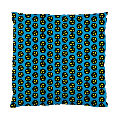 0059 Comic Head Bothered Smiley Pattern Standard Cushion Case (One Side) from ArtsNow.com Front