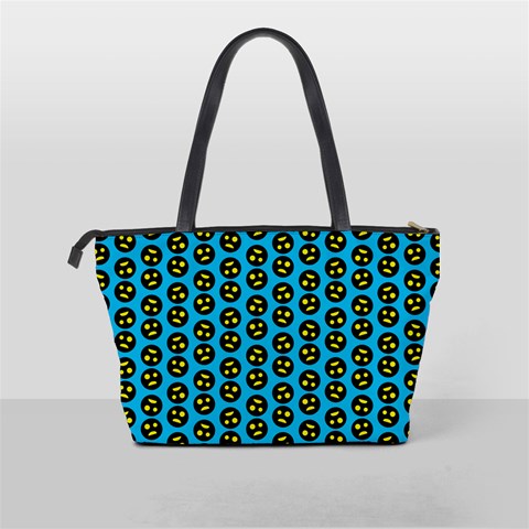 0059 Comic Head Bothered Smiley Pattern Classic Shoulder Handbag from ArtsNow.com Back