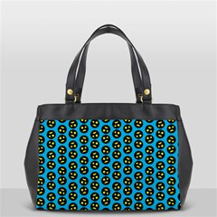 0059 Comic Head Bothered Smiley Pattern Oversize Office Handbag (2 Sides) from ArtsNow.com Front