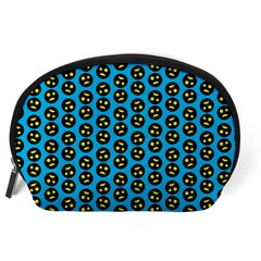 0059 Comic Head Bothered Smiley Pattern Accessory Pouch (Large) from ArtsNow.com Back