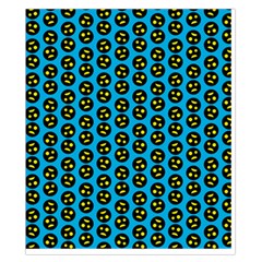 0059 Comic Head Bothered Smiley Pattern Duvet Cover Double Side (California King Size) from ArtsNow.com Front