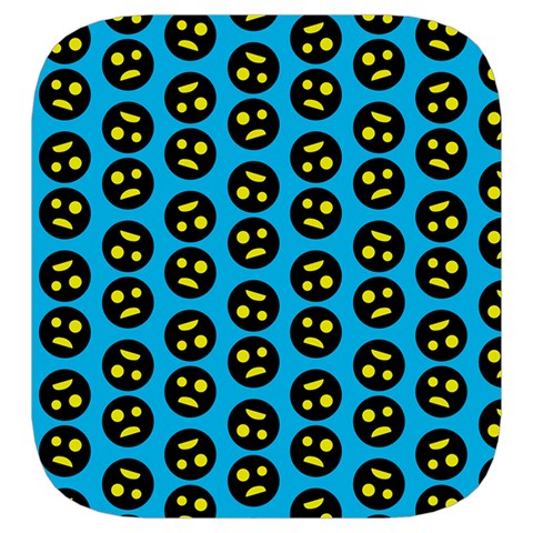 0059 Comic Head Bothered Smiley Pattern Toiletries Pouch from ArtsNow.com Side Right