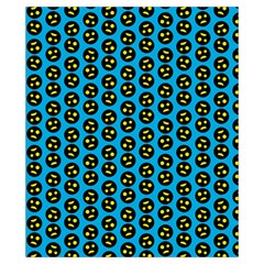 0059 Comic Head Bothered Smiley Pattern Drawstring Pouch (XS) from ArtsNow.com Front