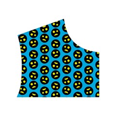 0059 Comic Head Bothered Smiley Pattern Women s Button Up Vest from ArtsNow.com Top Right