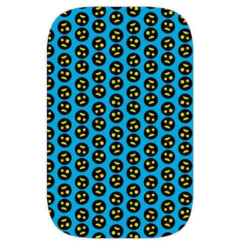 0059 Comic Head Bothered Smiley Pattern Waist Pouch (Small) from ArtsNow.com Back