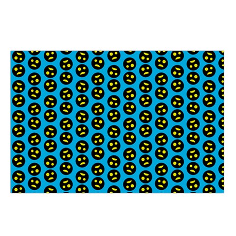 0059 Comic Head Bothered Smiley Pattern Waist Pouch (Small) from ArtsNow.com Loop