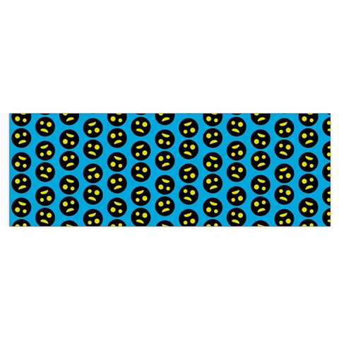 0059 Comic Head Bothered Smiley Pattern Wristlet Pouch Bag (Small) from ArtsNow.com Bottom