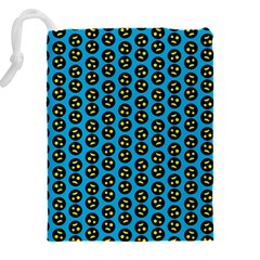 0059 Comic Head Bothered Smiley Pattern Drawstring Pouch (4XL) from ArtsNow.com Back