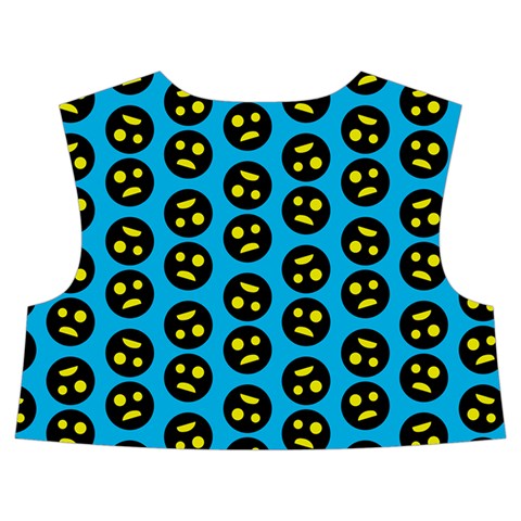 0059 Comic Head Bothered Smiley Pattern Kids  Midi Sailor Dress from ArtsNow.com Back Top