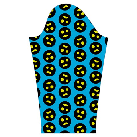 0059 Comic Head Bothered Smiley Pattern Kids  Midi Sailor Dress from ArtsNow.com Sleeve Left