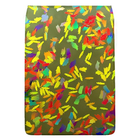 Colorful brush strokes painting on a green background                                                   Samsung Galaxy Grand DUOS I9082 Hardshell Case from ArtsNow.com Front