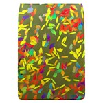 Colorful brush strokes painting on a green background                                                   BlackBerry Q10 Hardshell Case