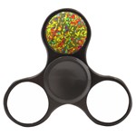 Colorful brush strokes painting on a green background                                                   Finger Spinner