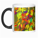 Colorful brush strokes painting on a green background                                                    Morph Mug