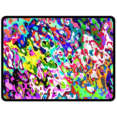 Colorful paint texture                                                   Fleece Blanket from ArtsNow.com 80 x60  Blanket Front