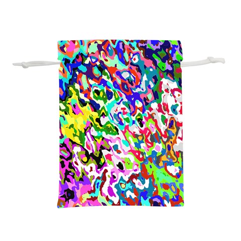 Colorful paint texture                                                Lightweight Drawstring Pouch (L) from ArtsNow.com Front