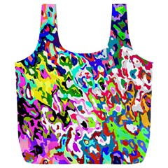 Colorful paint texture                                               Full Print Recycle Bag (XXL) from ArtsNow.com Front