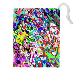 Colorful paint texture                                                Drawstring Pouch (5XL) from ArtsNow.com Front